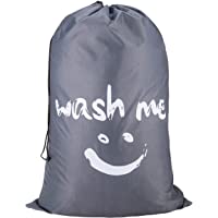 Amazon Brand: Eono Bolsas Cestos para la Colada- Gran Servicio de lavandería- Plegable Bolsa de Lavado de Ropa Bin (Gris…